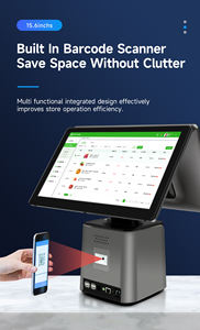 热门 15.6 英寸 Windows 收银机，带 58 毫米打印机，超市触摸屏收银机 POS 系统 - Product Image 5