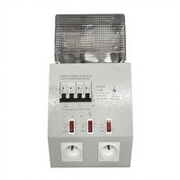 Disjoncteur de protection de circuit monopolaire à cinq ampères JINAO JA-RB003 IP54 220/230V avec boîtier de distribution ABS 2/3 prises