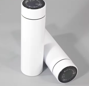 Classic Sublimation <b>Water</b> Blanks 350Ml /500Ml White <b>Thermos</b> <b>Bottle</b> Lid With Led Temperature Display - Product Image 4