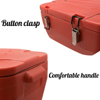 Isolation extérieure portative et boîte plus fraîche en plastique de baril de la protection 23L 30L
