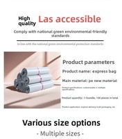 Sacs d'expédition pour vêtements en polyéthylène de haute qualité, écologiques, épaisseur 120 microns, logo personnalisé imprimé, service express