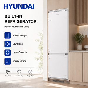 Réfrigérateurs combinés encastrables HYUNDAI 403L, réfrigérateur intégré 298L, congélateur 105L, solution de cuisine intelligente - Product Image 3