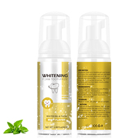 Mousse de noix de coco pour nettoyage des dents, Spray nettoyant pour dents, dentifrice