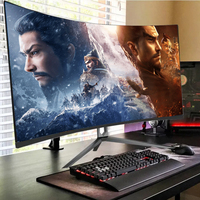 Moniteur d'Affichage de Jeu de Haute Qualité 19 21 24 27 28 32 34 49 POUCES 2K 4K 144HZ 165HZ Moniteurs LCD Moniteur d'Ordinateur de Jeu PC
