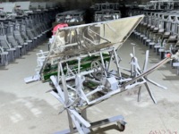 Semoir agricole avancé à 4 rangs de 18 cm avec cadre résistant à la corrosion et haute efficacité de travail