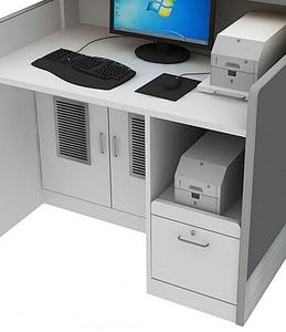 Meja Kontrol Ruang Sentuh Teknologi Modern yang Dikustomisasi, Meja Resepsionis, Komputer, Konsol Kantor - Product Image 6