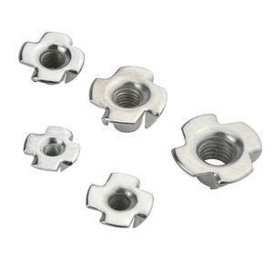 Tuercas Métricas de Acero Galvanizado de Alta Calidad, Tuercas <span class=keywords><strong>en</strong></span> T de 4 Mordazas para Pernos y Ruedas de Muebles - Product Image 2