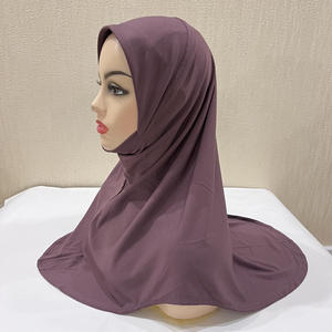 Persediaan pabrik Yibaoli syal kepala anak kecil 5 sampai 10 tahun kualitas baik jilbab instan Muslim untuk anak perempuan - Product Image 6