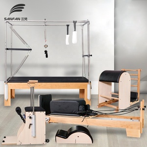 SANFAN High Quality <b>Wooden</b> Body Shape Gym Equipment Fitness <b>Ladder</b> Barrel Yoga Home Workout Equipment SF-P0524LB Gym Equipment F - Product Image 6