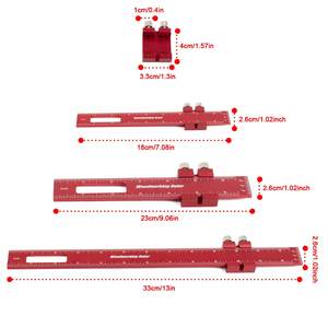 <span class=keywords><strong>Regla</strong></span> de carpintería profesional 3 uds 6/8/12 pulgadas <span class=keywords><strong>regla</strong></span> de bolsillo de carpintería de precisión <span class=keywords><strong>regla</strong></span> de trazado tipo T - Product Image 4