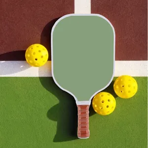 Colore design paddle pickleball e set personalizzato in fibra di carbonio paddle pickleball e borsa