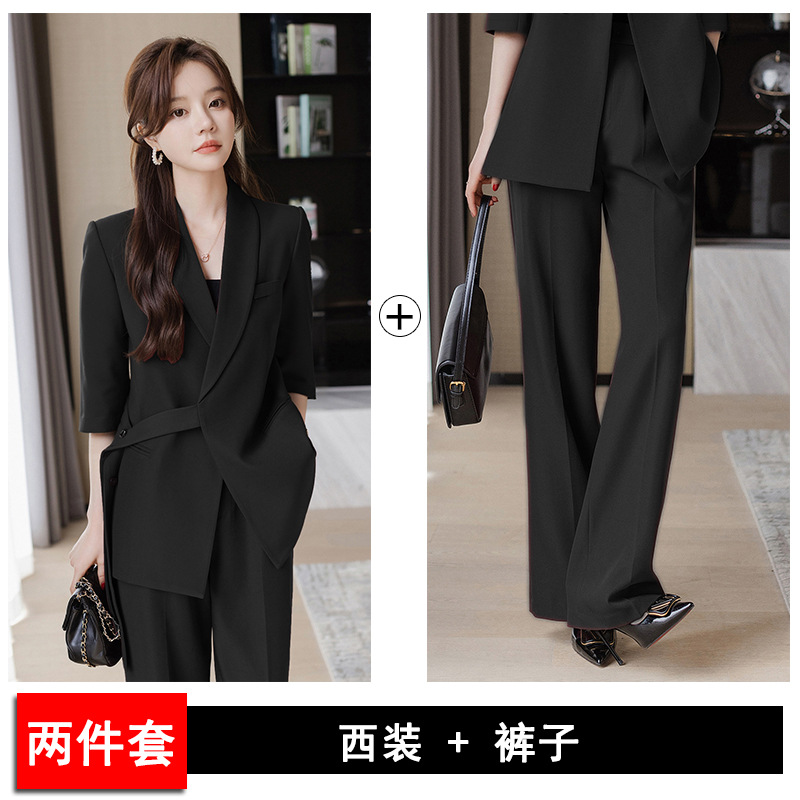 Black suit pants
