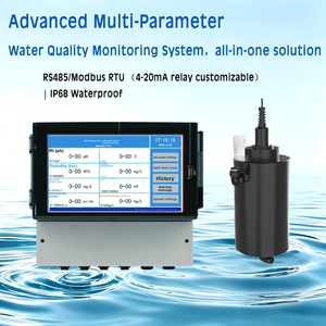 Capteur de compteur d'eau multiparamètres : pH, ORP, conductivité, chlore libre, turbidité, mesure COD en ligne, plage de température 0-60°C, 12-i - Product Image 6