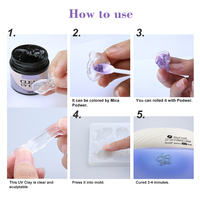 TIMESRUI 30ML Résine UV transparente Gel dur pour extension d'ongles, renforcement, kit DIY, sculpture 3D, artisanat, prototypage