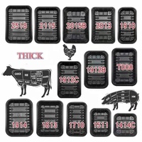 Xxxr Microwaveable 1414B Verpakking Herbruikbare Tray Groothandel Goedkope Van China