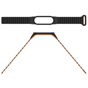 สายนาฬิกาซิลิโคนแม่เหล็กสำหรับ <span class=keywords><strong>Xiaomi</strong></span> <span class=keywords><strong>Mi</strong></span> <span class=keywords><strong>band</strong></span> <span class=keywords><strong>7</strong></span> 6 5 4 3สีคู่ - Product Image 5
