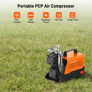 Meilleures ventes GOYOJO AC-2 Compresseur d'air haute pression 4500 PSI pour Paintball et PCP, 12V AC, sans huile, pour vélo, AC-2 12V PCP Haute Pression - Product Image 2