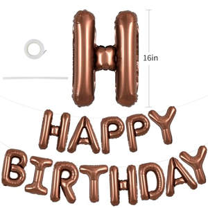 Set de 13 Globos de Decoración para Fiesta de Cumpleaños con Temática de Feliz Cumpleaños, Globos de Aluminio para Decoración de Fiestas de Cumpleaños - Product Image 3
