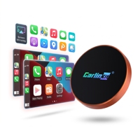 Adaptateur Carlinkit 4-en-1 Carplay Android Auto avec fonction Mirrorlink, écran sans fil, dongle Mirrorlink, adaptateur orange