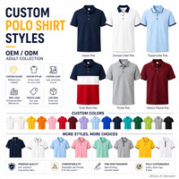 Kledingstukken met aangepast logo, poloshirts voor heren en dames, premium 100% gekamd katoen, private label, bedrijfsuniform, OEM, ODM, golf poloshirts, groothandel