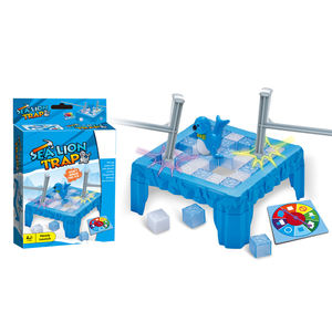 Giocattoli fortunati salva il gioco da tavolo dei pinguini giocattoli educativi per feste familiari per bambini trappola di leoni marini divertente gioco classico interattivo - Product Image 2