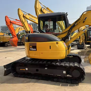 Super état 7.8 tonnes utilisé Komatsu PC78US japonais Mini pelle hydraulique à chenilles moteur boîte de vitesses pompe PLC prix séduisant - Product Image 4