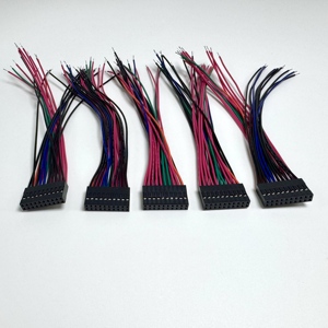 Kabel Jumper 20pin Dupont Kustom, Female Pitch 2.54mm, 15cm, 20P untuk Konektor PCB dan Kabel Harness - Product Image 1