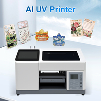 Imprimante jet d'encre UV automatique A4 compacte, prix usine, pour coques de téléphone, état neuf, imprimante de codes à barres intelligente IA