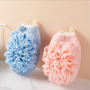 Mới nhất đôi hai mặt bàn chải tắm, trở lại Scrubber Bath lưới Sponge Bath Sponge và pumice nhẹ nhàng tẩy tế bào chết và cải thiện sức khỏe làn da - Product Image 2