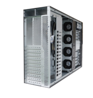 Boîtier tour 4U 8049ETX-8B prenant en charge les cartes mères 12"*13" avec planche arrière 12GB MINI HD SGPIO pour l'informatique en nuage et le Big Data