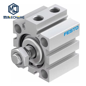 Cylindre pneumatique à course courte Advc-32-5-A-P-A, alésage 32 mm, course 5 mm, actionneur pneumatique, norme ISO pour l'équipement de fabrication industrielle - Product Image 1