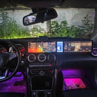 Écran triple 10,25''/12,3'' Carplay, autoradio Android, lecteur stéréo pour Mercedes Benz GLC Classe C 2015-2018 NTG5.0