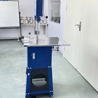 BS-250 otomatis komersial baja tahan karat mesin Bandsaw mesin SKH-51 pisau gergaji untuk daging beku & meja pemotong tulang