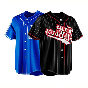 Venta al por mayor diseño uniforme de béisbol de moda sublimado personalizado para hombres negro Jersey de béisbol - Product Image 6