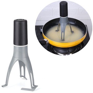 Hands Free Triple Legs Egg Stir Electric Triangle Automatic Pan Stirrer