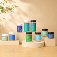 Flacon en verre cylindrique hermétique pour compléments alimentaires, comprimés, vitamines, 60 ml, 120 ml, 150 ml, 180 ml avec bouchon à vis noir ou blanc