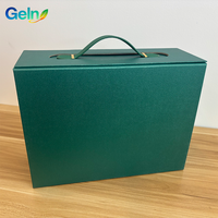 Caja de Regalo Plegable Rígida, Autoensamblable, Impermeable, de Alta Gama, Ecológica, Biodegradable y Reciclable