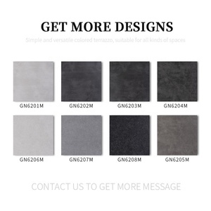 600x600 không trượt sứ xi măng mộc mạc Matt gốm nội thất phòng tắm tường và gạch lát sàn cho nhà vệ sinh - Product Image 3