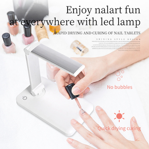 Lámpara de Secado de <span class=keywords><strong>Uñas</strong></span> LED <span class=keywords><strong>Ultravioleta</strong></span> Inalámbrica de 20w, Plegable, Secado Rápido de Gel, para Curado de <span class=keywords><strong>Uñas</strong></span> - Product Image 2