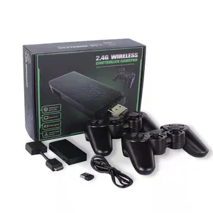 4K HD परिवार टीवी वीडियो गेम कंसोल 16G/32G में बनाया-5000 + खेल के साथ वायरलेस नियंत्रकों टीवी खेल छड़ी