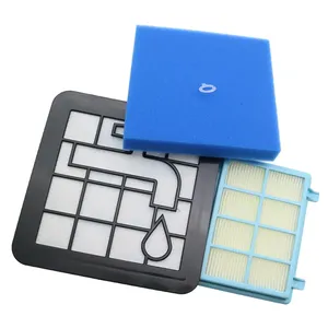 Para Philips Power <span class=keywords><strong>Pro</strong></span> Compact FC9331/09 FC8010/01 piezas de aspiradora doméstica filtros HEPA Filtro de espuma de plástico de potencia Manual - Product Image 1