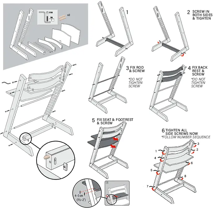 Tour de chaise haute pour enfants en bois Portable bébé salle à manger croissance chaise convertible réglable pour enfants et adultes