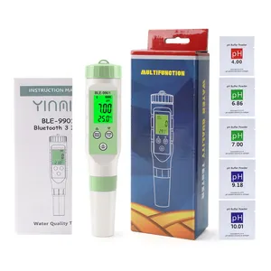 Máy Đo PH Thông Minh Blue Tooth Hiệu Chuẩn 5 Điểm Máy Kiểm Tra Nhiệt Độ PH/TDS 3 Trong 1 BLE-9901 Được Cung Cấp Bởi Ứng Dụng Di Động