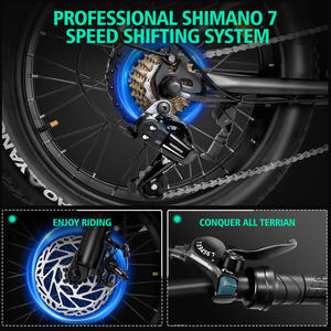 <span class=keywords><strong>Bicicleta</strong></span> eléctrica <span class=keywords><strong>de</strong></span> acero sin escobillas <span class=keywords><strong>de</strong></span> alta velocidad <span class=keywords><strong>de</strong></span> 1000W, 48V, extraíble, 7 velocidades, 15AH, batería <span class=keywords><strong>de</strong></span> litio, buje trasero alto, <span class=keywords><strong>bicicleta</strong></span> <span class=keywords><strong>de</strong></span> nieve todoterreno - Product Image 4