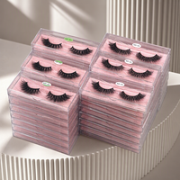 Faux cils Mao - Effet 3D, sans cruauté animale et réutilisables, bande transparente invisible, emballage et logo personnalisés, commandes en gros acceptées
