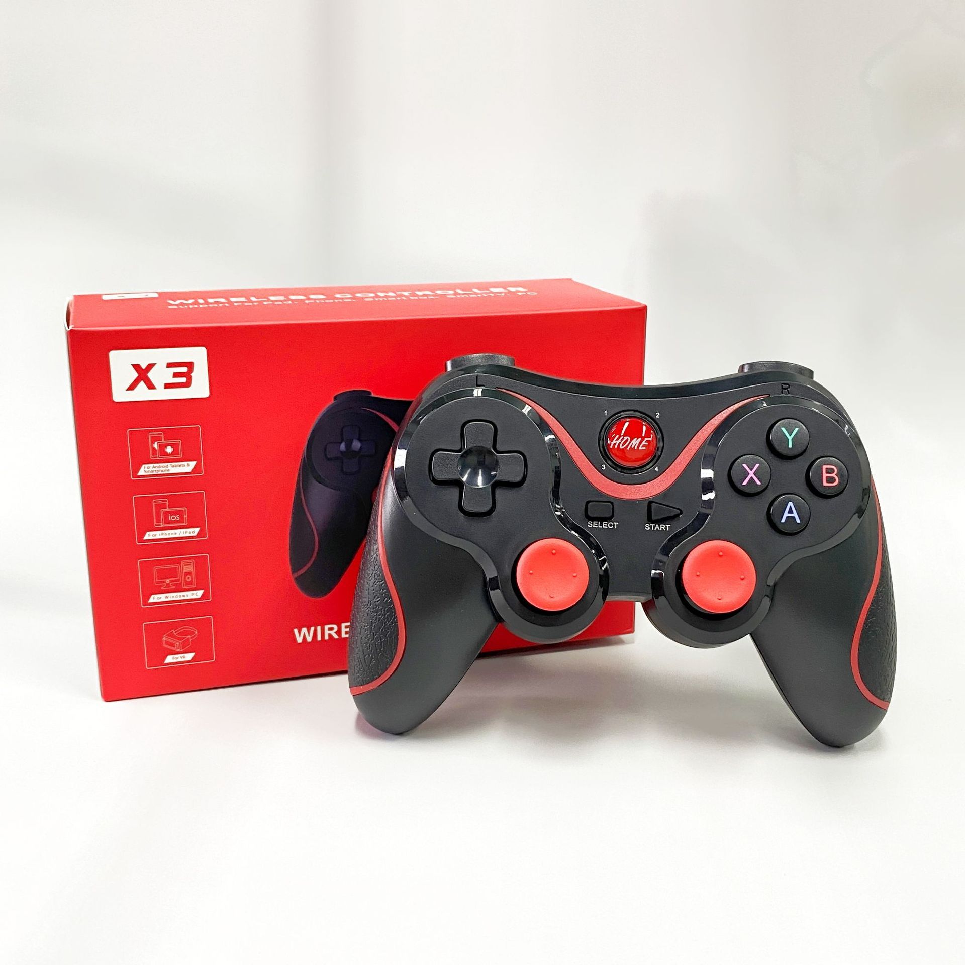 Wholesale X3 Wireless <strong>Android</strong> Gamepad Controller Joystick <strong>Remote</strong> <strong>Control</strong> for Mobile Phone Computer Tablet TV Box