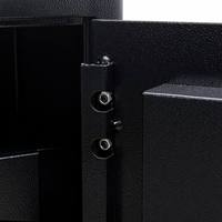 Caja Fuerte Grande de 50 cm de Altura, Caja de Seguridad para Almacenamiento de Archivos y Documentos, Caja Fuerte Electrónica con Cerradura Digital, Gabinete de Oficina
