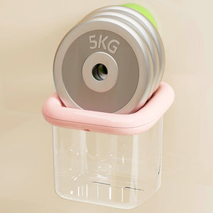 Support mural domestique pour brosse à dents sans poinçon <span class=keywords><strong>ventouse</strong></span> support de rangement multifonctionnel pour serviettes faciales à un seul niveau - Product Image 2