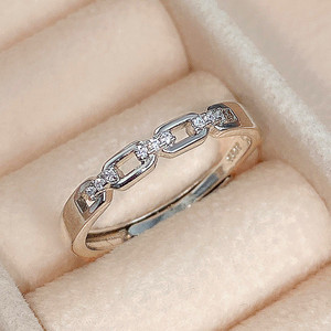 Anelli alla Moda F1319 in Acciaio Inossidabile, Design Moderno Unisex, Regalo per Uomini e Donne - Product Image 2