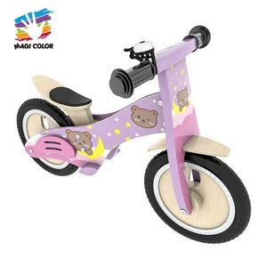 เด็กรถของเล่นที่มี<span class=keywords><strong>2</strong></span>ล้อไม้สีม่วงสมดุลจักรยาน W16C328 - Product Image 3